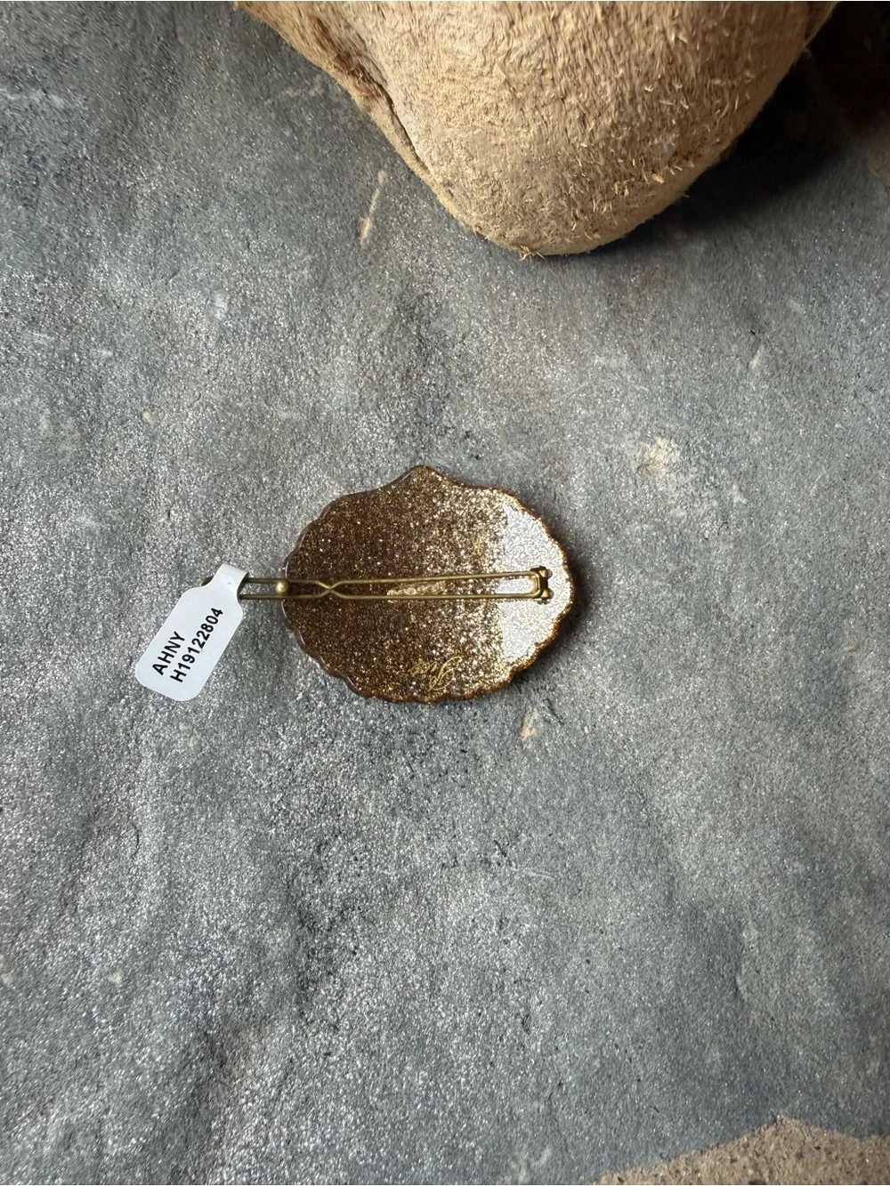 New🌟Anthropologie-Pico-Pearl Embellished  Gold Shell Hair Clip